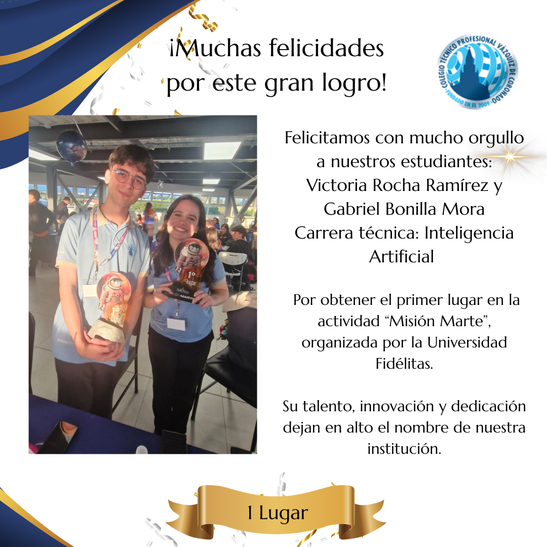 ¡Muchas felicidades por este gran logro!